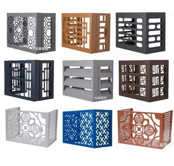 雕花空調(diào)外機(jī)罩鋁板定制